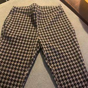 Black and gray slacks